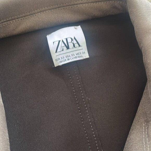 Zara Faux Suede Jacket | XS - Picture 3 of 4